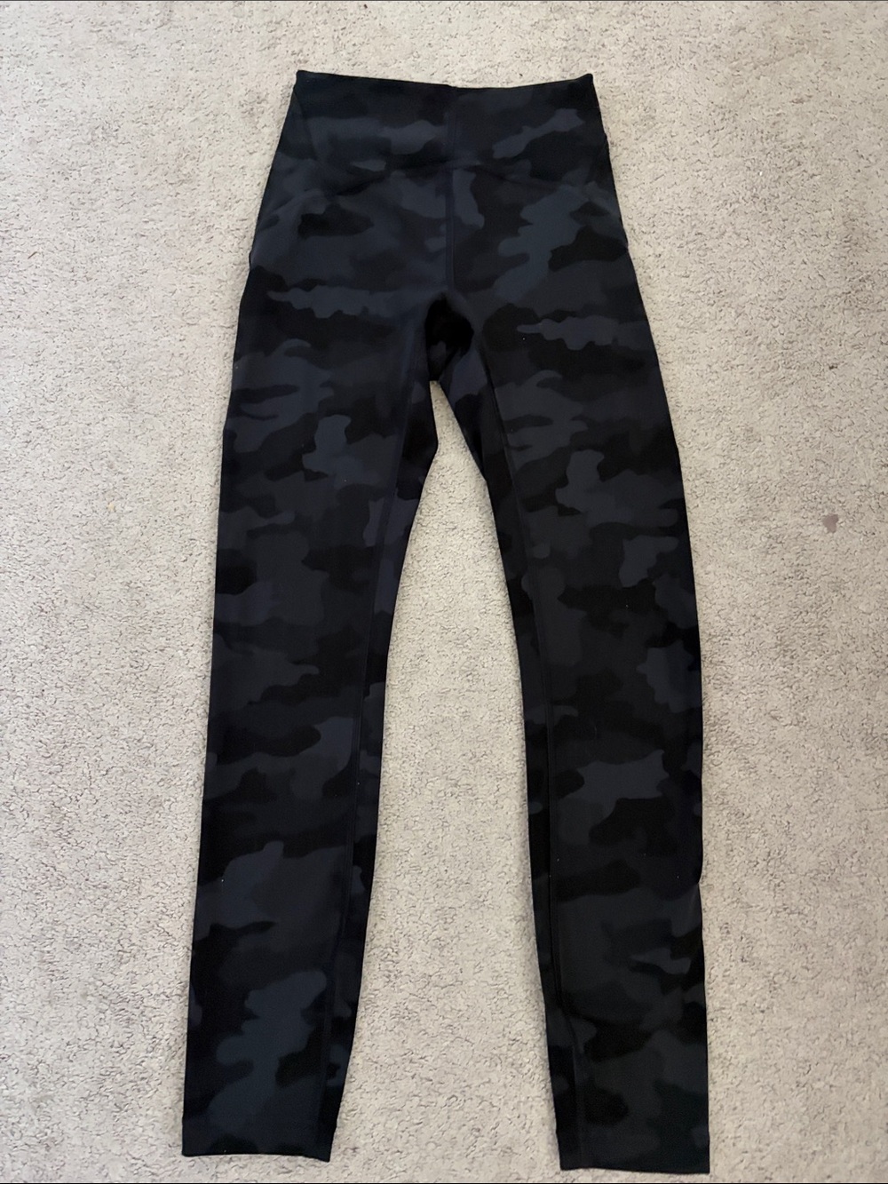 lululemon athletica Black Camo High-Rise Leggings